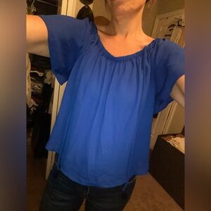 J. Crew Blue Top